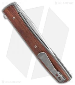Boker Plus Urban Trapper Frame Lock Knife Desert Ironwood (3.5" Satin) 01BO711 -Boker Shop Boker Plus Urban Trapper Frame Lock Knife Desert Ironwood 3.5 Satin 01BO711 BHQ 118388 LS Side