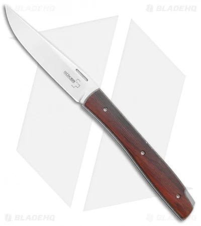 Boker Plus Urban Trapper Lockback Knife Cocobolo Wood (3.5" Satin) 01BO787 3 Boker Plus Urban Trapper Lockback Knife Cocobolo Wood (3.5" Satin) 01BO787