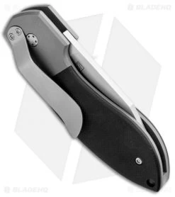 Boker Plus Vox BB Slip Joint Pocket Knife Black G-10/Ti (2.5" Satin) 01BO360 -Boker Shop Boker Plus Vox BB Slip Joint G 10 01BO360 BHQ 49511 jr side 2