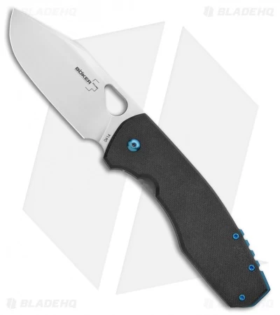 Boker Plus Vox F3.5 Frame Lock Knife Black G-10 (3" Stonewash) 01BO337 3 Boker Plus Vox F3.5 Frame Lock Knife Black G-10 (3" Stonewash) 01BO337