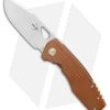 Boker Plus Vox F3.5 Frame Lock Knife Brown Micarta (3.4" Satin) 01BO338 -Boker Shop Boker Plus Vox F3.5 Frame Lock Knife Brown Micarta 3.4 Satin 01BO338 BHQ 125036 LS
