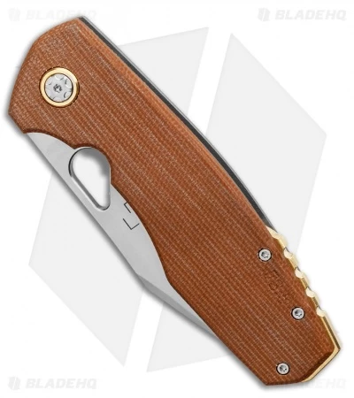 Boker Plus Vox F3.5 Frame Lock Knife Brown Micarta (3.4" Satin) 01BO338 4 Boker Plus Vox F3.5 Frame Lock Knife Brown Micarta (3.4" Satin) 01BO338 - Image 2