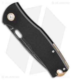 Boker Plus Vox Fieldfolder Liner Lock Knife Black G-10 (3.4" Black Stonewash) -Boker Shop Boker Plus Vox Field Folder LL Knife Black G10 3in Black Stonewash BHQ 139159 td spine