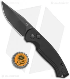 Boker Plus Vox Karakurt Automatic Knife Black Aluminum (3" Black) 01BO365 -Boker Shop Boker Plus Vox Karakurt Auto Black Aluminum Black BHQ 120632 jr bottlecap