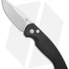 Boker Plus Vox Karakurt Automatic Knife Black Aluminum (3" Stonewash) 01BO363 -Boker Shop Boker Plus Vox Karakurt Auto Black Aluminum SW 01BO363 BHQ 120631 jr