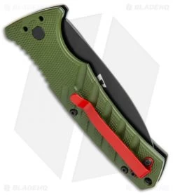 Boker Warhawk Strike Dagger Automatic Knife Black (3.25" Black D2) -Boker Shop Boker Plus Warhawk Strike Dagger Auto Green Black BHQ 113922 jr side
