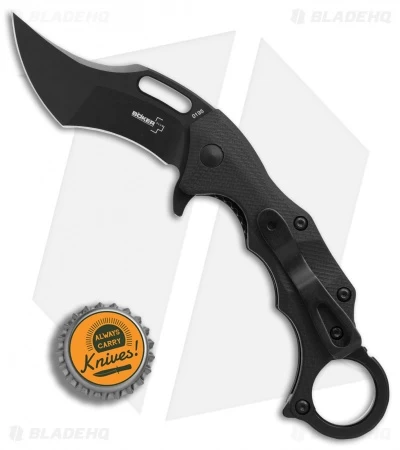 Boker Plus Wildcat Karambit Liner Lock Flipper Knife (2.8" Black) 01BO769 6 Boker Plus Wildcat Karambit Liner Lock Flipper Knife (2.8" Black) 01BO769 - Image 4