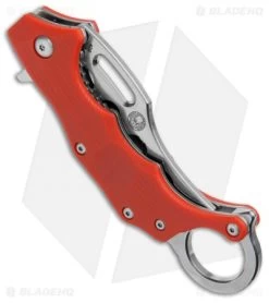 Boker Plus Wildcat Karambit Liner Lock Trainer Red G-10 (2.8" Satin) 01BO779 -Boker Shop Boker Plus Wildcat Karambit LL Trainer Red Satin 01BO779 BHQ 67923 jr side