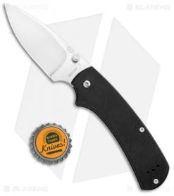 Boker Plus Xs Slip Joint Knife Black G-10 (3.125 Satin) 01BO533 -Boker Shop Boker Plus Xs SJ Black G 10 Satin BOP01BO533 BHQ 94809 jr bottlecap