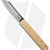Boker Plus Zensin 42 Slip Joint Knife Brass (3" Satin) 01BO369