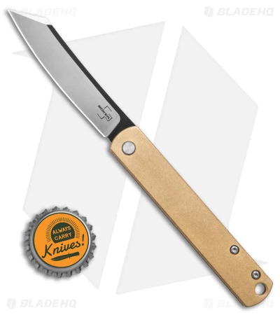 Boker Plus Zensin 42 Slip Joint Knife Brass (3" Satin) 01BO369 7 Boker Plus Zensin 42 Slip Joint Knife Brass (3" Satin) 01BO369 - Image 5