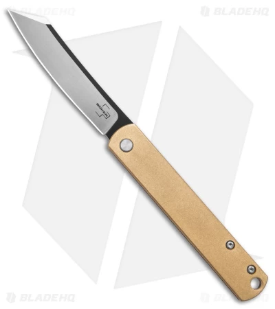 Boker Plus Zensin 42 Slip Joint Knife Brass (3" Satin) 01BO369 3 Boker Plus Zensin 42 Slip Joint Knife Brass (3" Satin) 01BO369