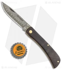 Boker Rangebuster Slip Joint Knife Ebony (3" Damascus) -Boker Shop Boker Rangebuster SJ Ebony Damascus 01RY140DAM BHQ 111687 jr bottlecap