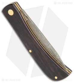 Boker Rangebuster Slip Joint Knife Ebony (3" Damascus) -Boker Shop Boker Rangebuster SJ Ebony Damascus 01RY140DAM BHQ 111687 jr side