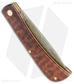 Boker Rangebuster Slip Joint Knife Snakewood (3" Damascus) -Boker Shop Boker Rangebuster SJ Snakewood Damascus 01RY141DAM BHQ 111688 jr side