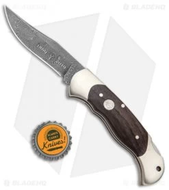 Boker Scout 150th Anniversary Damascus Series Lockback Knife (4.1" Satin) -Boker Shop Boker Scout 150th Anniversary Damascus Series LB Satin 115120DAM BHQ 94341 jr bottlecap
