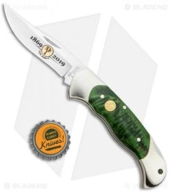 Boker Scout 150th Anniversary Lockback Pocket Knife Curly Birch (3.125" Polish) -Boker Shop Boker Scout 150th Anniversary LB Curly Birch Polish 116120 BHQ 94443 jr bottlecap