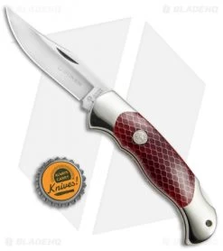 Boker Scout Lockback Knife Red Honeycomb (3.125" Polish) -Boker Shop Boker Scout 30th Anni Red Honeycomb Polish BHQ 40057 jr bottlecap 2
