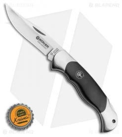 Boker Scout Lockback Pocket Knife Buffalo Horn (3.1" Satin) 112007 -Boker Shop Boker Scout Lockback Pocket Knife Buffalo Horn 3.125in Satin 112007 BHQ 40102 LS Bottlecap