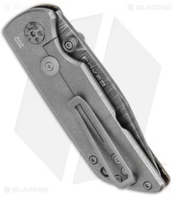 Boker Sherman Damascus Frame Lock Knife Micarta (3" Damascus) 110662DAM -Boker Shop Boker Sherman Damascus FL Micarta Damascus 110662DAM BHQ 121102 jr side