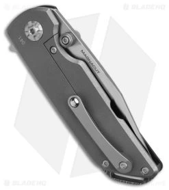 Boker Sherman EDC Frame Lock Knife Marble Carbon Fiber (2.9" MagnaCut) 110665 -Boker Shop Boker Sherman EDC FLK Marble CF 2in MagnaCut BHQ 146773 td side