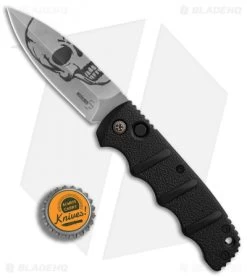 Boker Skull Kalashnikov Dagger Automatic Knife (3.25" Stonewash D2) -Boker Shop Boker Skull Kalashnikov Dagger SW BHQ 75532 er bottlecap
