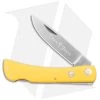 Boker Small Range Buster Lockback Knife Yellow Delrin (2.9" Satin) 110865 -Boker Shop Boker Small Range Buster Lockback Knife Yellow Delrin Satin BHQ 146770 td