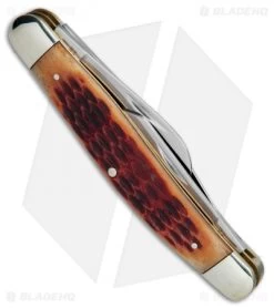 Boker Stockman Knife 4" Brown Jigged Bone 110726 -Boker Shop Boker Stockman 4in Brown Jigged Bone BO110726 BHQ 40070 jr side