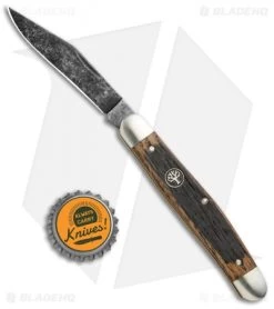 Boker Stockman Pocket Knife 4" Castle Wood 113985 -Boker Shop Boker Stockman Castle Wood 11385 BHQ 105705 jr bottlecap