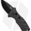 Boker Stubby Strike CA Legal Automatic Knife (1.9" Black D2) -Boker Shop Boker Stubby Strike CA Legal Auto Black 01BO441NSOI BHQ 99647 jr