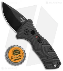 Boker Stubby Strike CA Legal Automatic Knife (1.9" Black D2) 9 Boker Stubby Strike CA Legal Automatic Knife (1.9" Black D2) -Boker Shop Boker Stubby Strike CA Legal Auto Black 01BO441NSOI BHQ 99647 jr bottlecap