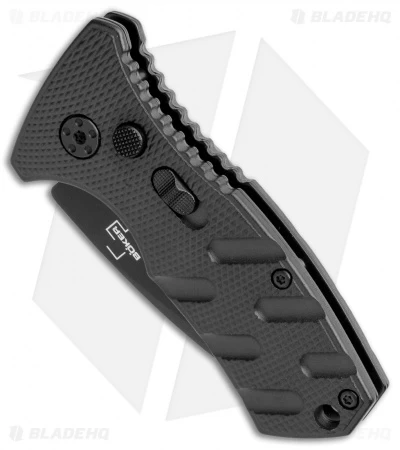 Boker Stubby Strike CA Legal Automatic Knife (1.9" Black D2) 4 Boker Stubby Strike CA Legal Automatic Knife (1.9" Black D2) - Image 2