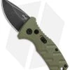 Boker Stubby Strike CA Legal Automatic Knife OD Green (1.9" Smokewash D2) -Boker Shop Boker Stubby Strike CA Legal Auto OD Green Smokewash 01BO442NSOI BHQ 99648 jr
