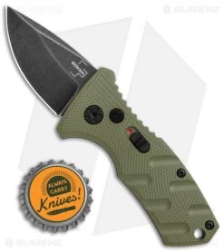 Boker Stubby Strike CA Legal Automatic Knife OD Green (1.9" Smokewash D2) 9 Boker Stubby Strike CA Legal Automatic Knife OD Green (1.9" Smokewash D2) -Boker Shop Boker Stubby Strike CA Legal Auto OD Green Smokewash 01BO442NSOI BHQ 99648 jr bottlecap