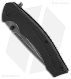 Boker T-Rex Eyetooth Frame Lock Knife Black G-10 (3.6" Black Stonewash) 01RY971 -Boker Shop Boker T Rex Eyetooth Black G10 Black SW BHQ 86578 er spine