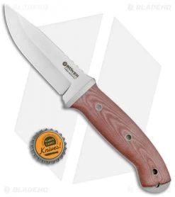Boker T3 Fixed Blade Knife Brown Micarta (4.25" Satin) 9 Boker T3 Fixed Blade Knife Brown Micarta (4.25" Satin) -Boker Shop Boker T3 Fixed Brown Micarta Satin 120665 BHQ 100337 jr bottlecap