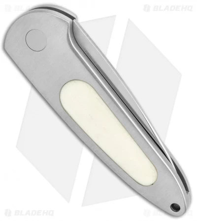 Boker Top Lock II Button Lock Knife Gray Aluminum/Kraton (2.75" Satin) 117107WB 5 Boker Top Lock II Button Lock Knife Gray Aluminum/Kraton (2.75" Satin) 117107WB - Image 3