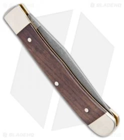 Boker Trapper 150th Anniversary Damascus Series Pocket Knife 4.125" Chestnut -Boker Shop Boker Trapper 150th Anniversary Damascus Series Chestnut 115004DAM BHQ 94319 jr side