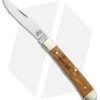 Boker Trapper Asbach Uralt Slip Joint Knife Oak Wood (3.3" Satin) -Boker Shop Boker Trapper Asbach Uralt SJ Oak Wood Satin BHQ 137741 jr