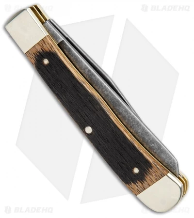 Boker Trapper Pocket Knife 4.25" Beer Barrel W/ Acid Washed Blades 5 Boker Trapper Pocket Knife 4.25" Beer Barrel W/ Acid Washed Blades - Image 3