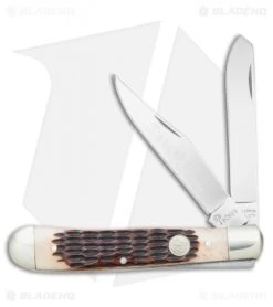 Boker Trapper Pocket Knife 4.25" Brown Jigged Bone 110732