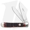 Boker Trapper Traditional Pocket Knife Jigged Brown Bone (Polished D2) -Boker Shop Boker Trapper Traditional Pocket Jigged Brown Bone BHQ 146624 jr