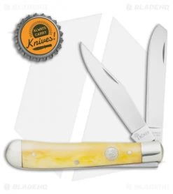 Boker Trapper Pocket Knife 4.25" Yellow Bone 110731 -Boker Shop Boker Trapper Yellow Bone BO110731 BHQ 40074 jr bottlecap
