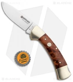 Boker Tree Brand 3000 Thuya II Lockback Knife Wood (3.375" Mirror) 112000TH -Boker Shop Boker Tree Brand 3000 Thuya II LB Wood Mirror BO112000TH BHQ 94763 jr bottlecap
