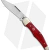 Boker Tree Brand L.E. Hunter Lockback Pocket Knife 5.25" Smooth Red Bone