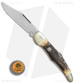 Boker Tree Brand L.E. Hunter Lockback Pocket Knife 5.25" Stag 111011HH 9 Boker Tree Brand L.E. Hunter Lockback Pocket Knife 5.25" Stag 111011HH -Boker Shop Boker Tree Brand LE Hunter stag BHQ 78494 er bottlecap