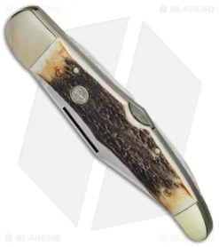 Boker Tree Brand L.E. Hunter Lockback Pocket Knife 5.25" Stag 111011HH 8 Boker Tree Brand L.E. Hunter Lockback Pocket Knife 5.25" Stag 111011HH -Boker Shop Boker Tree Brand LE Hunter stag BHQ 78494 er spine