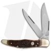 Boker Tree Brand L.E. Trapper Double Lockback Pocket Knife 5.25" Honeycomb Bone -Boker Shop Boker Tree Brand LE Trapper Double smooth honeycomb bone BHQ 78490 er