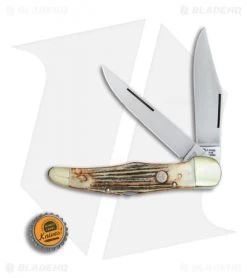 Boker Tree Brand L.E. Trapper Double Lockback Pocket Knife 5.25" Stag 9 Boker Tree Brand L.E. Trapper Double Lockback Pocket Knife 5.25" Stag -Boker Shop Boker Tree Brand LE Trapper double stag BHQ 78493 er bottlecap