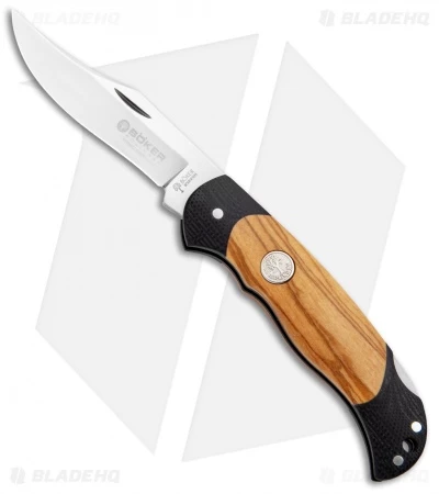 Boker Tree Jr Scout Lightweight Lockback Knife Olive (2.75" Satin) 111975 3 Boker Tree Jr Scout Lightweight Lockback Knife Olive (2.75" Satin) 111975
